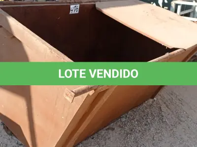 LOTE 476 - 01 CONTAINER EM FERRO. (NO ESTADO) ATENÇÃO! FAZER A VISITAÇÃO ANTES DE ARREMATAR, NÃO SABEMOS SE FUNCIONA. LEILÃO NÃO TEM GARANTIA E NEM DEVOLUÇÃO, SUJEITO A POSSÍVEIS AVARIAS VISÍVEIS/OCULTAS E/OU AUSÊNCIA DE COMPONENTES.