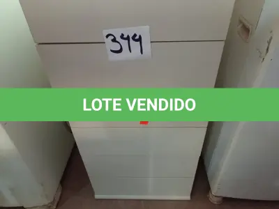 LOTE 344 - 02 GAVETEIROS COM 04 GAVETAS CADA. (NO ESTADO) ATENÇÃO! FAZER A VISITAÇÃO ANTES DE ARREMATAR, NÃO SABEMOS SE FUNCIONA. LEILÃO NÃO TEM GARANTIA E NEM DEVOLUÇÃO, SUJEITO A POSSÍVEIS AVARIAS VISÍVEIS/OCULTAS E/OU AUSÊNCIA DE COMPONENTES.