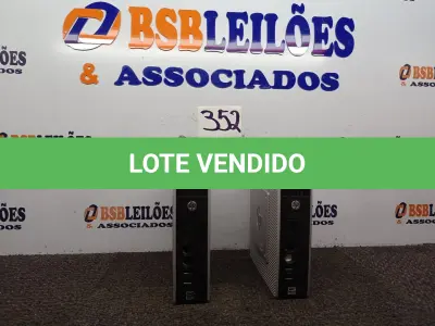 LOTE 352 - 02 MINI CPUS HP. (NO ESTADO) ATENÇÃO! FAZER A VISITAÇÃO ANTES DE ARREMATAR, NÃO SABEMOS SE FUNCIONA. LEILÃO NÃO TEM GARANTIA E NEM DEVOLUÇÃO, SUJEITO A POSSÍVEIS AVARIAS VISÍVEIS/OCULTAS E/OU AUSÊNCIA DE COMPONENTES.