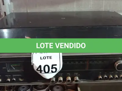 LOTE 405 - 01 TOCA DISCOS ANTIGA MARCA PHILIPS MODELO AH902. (NO ESTADO) ATENÇÃO! FAZER A VISITAÇÃO ANTES DE ARREMATAR, NÃO SABEMOS SE FUNCIONA. LEILÃO NÃO TEM GARANTIA E NEM DEVOLUÇÃO, SUJEITO A POSSÍVEIS AVARIAS VISÍVEIS/OCULTAS E/OU AUSÊNCIA DE COMPONENTES.