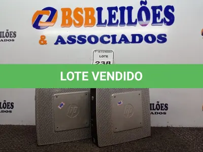 LOTE 238 - 02 MINI CPUS HP. (NO ESTADO) ATENÇÃO! FAZER A VISITAÇÃO ANTES DE ARREMATAR, NÃO SABEMOS SE FUNCIONA. LEILÃO NÃO TEM GARANTIA E NEM DEVOLUÇÃO, SUJEITO A POSSÍVEIS AVARIAS VISÍVEIS/OCULTAS E/OU AUSÊNCIA DE COMPONENTES.