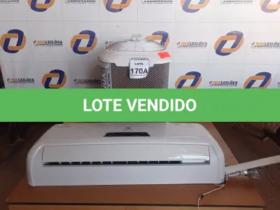 LOTE 170 - 01 CONDENSADORA E 01 VAPORIZADORA MARCA ELECTROLUX. (NO ESTADO) ATENÇÃO! FAZER A VISITAÇÃO ANTES DE ARREMATAR, NÃO SABEMOS SE FUNCIONA. LEILÃO NÃO TEM GARANTIA E NEM DEVOLUÇÃO, SUJEITO A POSSÍVEIS AVARIAS VISÍVEIS/OCULTAS E/OU AUSÊNCIA DE COMPONENTES.