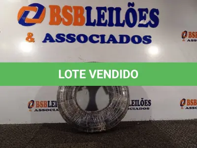 LOTE 015 - 01 ROLO DE FIO FLEXÍVEL 1X10,00MM NA COR PRETA. (NO ESTADO) ATENÇÃO! FAZER A VISITAÇÃO ANTES DE ARREMATAR, NÃO SABEMOS SE FUNCIONA. LEILÃO NÃO TEM GARANTIA E NEM DEVOLUÇÃO, SUJEITO A POSSÍVEIS AVARIAS VISÍVEIS/OCULTAS E/OU AUSÊNCIA DE COMPONENTES.