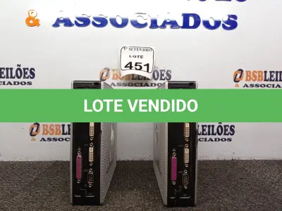 LOTE 451 - 02 MINI CPUS HP. (NO ESTADO) ATENÇÃO! FAZER A VISITAÇÃO ANTES DE ARREMATAR, NÃO SABEMOS SE FUNCIONA. LEILÃO NÃO TEM GARANTIA E NEM DEVOLUÇÃO, SUJEITO A POSSÍVEIS AVARIAS VISÍVEIS/OCULTAS E/OU AUSÊNCIA DE COMPONENTES.