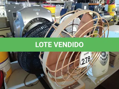 LOTE 278 - 01 PANIFICADORA, 01 CLIMATIZADOR E 03 VENTILADORES MARCAS E MODELOS DIVERSOS. (NO ESTADO) ATENÇÃO! FAZER A VISITAÇÃO ANTES DE ARREMATAR, NÃO SABEMOS SE FUNCIONA. LEILÃO NÃO TEM GARANTIA E NEM DEVOLUÇÃO, SUJEITO A POSSÍVEIS AVARIAS VISÍVEIS/OCULTAS E/OU AUSÊNCIA DE COMPONENTES.