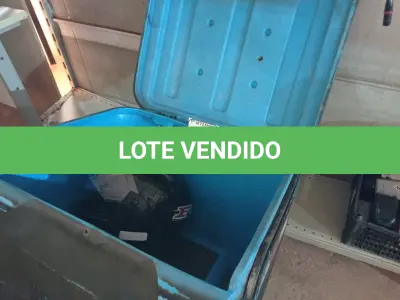 LOTE 373 - 01 BAÚ PARA MOTOS. (NO ESTADO) ATENÇÃO! FAZER A VISITAÇÃO ANTES DE ARREMATAR, NÃO SABEMOS SE FUNCIONA. LEILÃO NÃO TEM GARANTIA E NEM DEVOLUÇÃO, SUJEITO A POSSÍVEIS AVARIAS VISÍVEIS/OCULTAS E/OU AUSÊNCIA DE COMPONENTES.