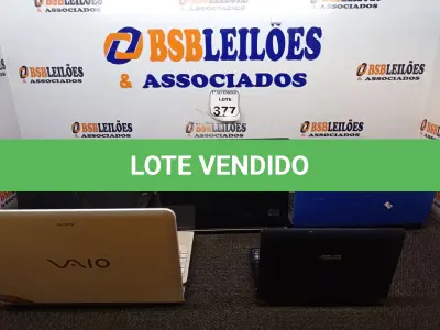LOTE 377 - 05 NOTEBOOKS MARCAS E MODELOS DIVERSOS PARA A RETIRADA DE PEÇAS. (NO ESTADO) ATENÇÃO! FAZER A VISITAÇÃO ANTES DE ARREMATAR, NÃO SABEMOS SE FUNCIONA. LEILÃO NÃO TEM GARANTIA E NEM DEVOLUÇÃO, SUJEITO A POSSÍVEIS AVARIAS VISÍVEIS/OCULTAS E/OU AUSÊNCIA DE COMPONENTES.