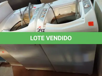 LOTE 347 - 02 MÁQUINAS DE LAVAR ROUPAS BRASTEMP E TOTAL.  (NO ESTADO) ATENÇÃO! FAZER A VISITAÇÃO ANTES DE ARREMATAR, NÃO SABEMOS SE FUNCIONA. LEILÃO NÃO TEM GARANTIA E NEM DEVOLUÇÃO, SUJEITO A POSSÍVEIS AVARIAS VISÍVEIS/OCULTAS E/OU AUSÊNCIA DE COMPONENTES.