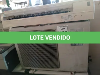 LOTE 232 - 01 CONDESADORA, 01 EVAPORIZADORA MARCA MITSUBISH. (NO ESTADO) ATENÇÃO! FAZER A VISITAÇÃO ANTES DE ARREMATAR, NÃO SABEMOS SE FUNCIONA. LEILÃO NÃO TEM GARANTIA E NEM DEVOLUÇÃO, SUJEITO A POSSÍVEIS AVARIAS VISÍVEIS/OCULTAS E/OU AUSÊNCIA DE COMPONENTES.