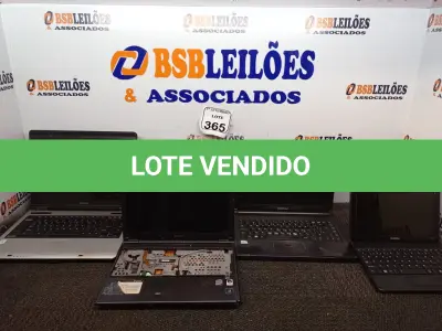 LOTE 365 - 04 NOTEBOOKS MARCAS E MODELOS DIVERSOS PARA A RETIRADA DE PEÇAS. (NO ESTADO) ATENÇÃO! FAZER A VISITAÇÃO ANTES DE ARREMATAR, NÃO SABEMOS SE FUNCIONA. LEILÃO NÃO TEM GARANTIA E NEM DEVOLUÇÃO, SUJEITO A POSSÍVEIS AVARIAS VISÍVEIS/OCULTAS E/OU AUSÊNCIA DE COMPONENTES.