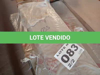 LOTE 083 - 01 - PAINEL PARA TV ATÉ 60” DJ MÓVEIS NEW GRECO 2 PRATELEIRAS (NO ESTADO, NÃO SABEMOS SE FUNCIONA. LEILÃO NÃO TEM GARANTIA E NEM DEVOLUÇÃO, SUJEITO A POSSÍVEIS AVARIAS VISÍVEIS/OCULTAS E/OU AUSÊNCIA DE COMPONENTES)
