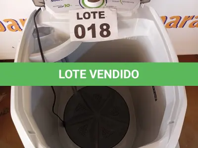 LOTE 018 - 01 - LAVADORA SUGGAR LAVAMAX ECO 10KG 110V (NO ESTADO, NÃO SABEMOS SE FUNCIONA. LEILÃO NÃO TEM GARANTIA E NEM DEVOLUÇÃO, SUJEITO A POSSÍVEIS AVARIAS VISÍVEIS/OCULTAS E/OU AUSÊNCIA DE COMPONENTES)