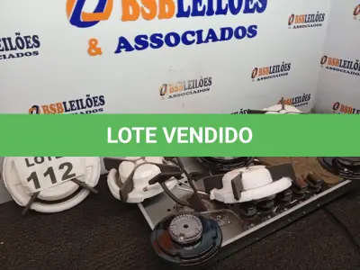 LOTE 112 - 01 - FOGÃO COOKTOP 5 BOCAS VIDRO QUEBRADO (NO ESTADO, NÃO SABEMOS SE FUNCIONA. LEILÃO NÃO TEM GARANTIA E NEM DEVOLUÇÃO, SUJEITO A POSSÍVEIS AVARIAS VISÍVEIS/OCULTAS E/OU AUSÊNCIA DE COMPONENTES)