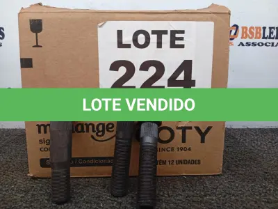 LOTE 224 - 20 - PARAFUSOS DE RODA 96MM FEY (NO ESTADO, NÃO SABEMOS SE FUNCIONA. LEILÃO NÃO TEM GARANTIA E NEM DEVOLUÇÃO, SUJEITO A POSSÍVEIS AVARIAS VISÍVEIS/OCULTAS E/OU AUSÊNCIA DE COMPONENTES)
