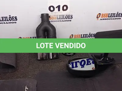LOTE 010 - 30 – ITENS PARA CARROS (NO ESTADO, NÃO SABEMOS SE FUNCIONA. LEILÃO NÃO TEM GARANTIA E NEM DEVOLUÇÃO, SUJEITO A POSSÍVEIS AVARIAS VISÍVEIS/OCULTAS E/OU AUSÊNCIA DE COMPONENTES)