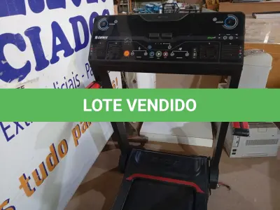 LOTE 135 - 01 - ESTEIRA ERGOMÉTRICA DOBRÁVEL - GENIS - GT 2000 220V (NO ESTADO, NÃO SABEMOS SE FUNCIONA. LEILÃO NÃO TEM GARANTIA E NEM DEVOLUÇÃO, SUJEITO A POSSÍVEIS AVARIAS VISÍVEIS/OCULTAS E/OU AUSÊNCIA DE COMPONENTES)