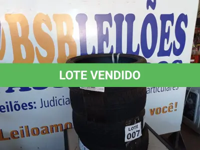 LOTE 007 - 04 - PNEUS 185/35 R18 ARO 18 XBRI SPORT+ 2 83V (NO ESTADO, NÃO SABEMOS SE FUNCIONA. LEILÃO NÃO TEM GARANTIA E NEM DEVOLUÇÃO, SUJEITO A POSSÍVEIS AVARIAS VISÍVEIS/OCULTAS E/OU AUSÊNCIA DE COMPONENTES)