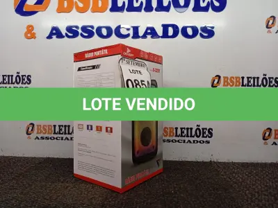 LOTE 085 - 01 RÁDIO PORTÁTIL COM BLUETOOTH MARCA GRASEP MODELO D-3207. (NOVO) (NO ESTADO) ATENÇÃO! FAZER A VISITAÇÃO ANTES DE ARREMATAR, NÃO SABEMOS SE FUNCIONA. LEILÃO NÃO TEM GARANTIA E NEM DEVOLUÇÃO, SUJEITO A POSSÍVEIS AVARIAS VISÍVEIS/OCULTAS E/OU AUSÊNCIA DE COMPONENTES.