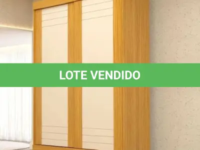 LOTE 090 - 01 - GUARDA-ROUPA AYLA 2 PORTAS (NO ESTADO, NÃO SABEMOS SE FUNCIONA. LEILÃO NÃO TEM GARANTIA E NEM DEVOLUÇÃO, SUJEITO A POSSÍVEIS AVARIAS VISÍVEIS/OCULTAS E/OU AUSÊNCIA DE COMPONENTES)