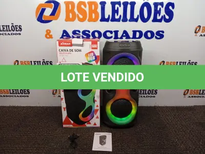 LOTE 115 - 01 CAIXA DE SOM MULTIMÍDIA SEM FIO MARCA XTRAD MODELO CS-29 (NOVO) (NO ESTADO) ATENÇÃO! FAZER A VISITAÇÃO ANTES DE ARREMATAR, NÃO SABEMOS SE FUNCIONA. LEILÃO NÃO TEM GARANTIA E NEM DEVOLUÇÃO, SUJEITO A POSSÍVEIS AVARIAS VISÍVEIS/OCULTAS E/OU AUSÊNCIA DE COMPONENTES.