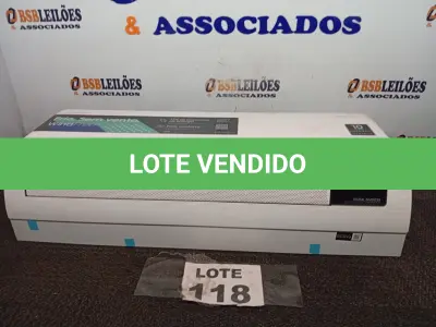 LOTE 118 - 01 – EVAPORADORA 9000 BTUS 220V SAMSUNG (NO ESTADO, NÃO SABEMOS SE FUNCIONA. LEILÃO NÃO TEM GARANTIA E NEM DEVOLUÇÃO, SUJEITO A POSSÍVEIS AVARIAS VISÍVEIS/OCULTAS E/OU AUSÊNCIA DE COMPONENTES)