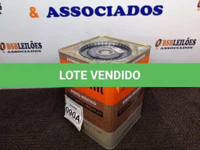 LOTE 090 - 01 LATA DE TINTA TEXTURATTO PREMIUM EFEITO RÚSTICO INTERIOR/EXTERIOR SUVINIL 25KG. (NO ESTADO) ATENÇÃO! FAZER A VISITAÇÃO ANTES DE ARREMATAR, NÃO SABEMOS SE FUNCIONA. LEILÃO NÃO TEM GARANTIA E NEM DEVOLUÇÃO, SUJEITO A POSSÍVEIS AVARIAS VISÍVEIS/OCULTAS E/OU AUSÊNCIA DE COMPONENTES.