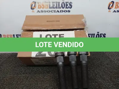 LOTE 207 - 17 - PARAFUSOS DE RODA 96MM FEY (NO ESTADO, NÃO SABEMOS SE FUNCIONA. LEILÃO NÃO TEM GARANTIA E NEM DEVOLUÇÃO, SUJEITO A POSSÍVEIS AVARIAS VISÍVEIS/OCULTAS E/OU AUSÊNCIA DE COMPONENTES)