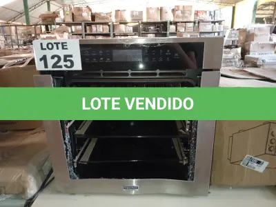 LOTE 125 - 01 - FORNO ELÉTRICO DE EMBUTIR TECNO PROFESSIONAL 73L TO73EXDP - 220V -TO73EXDBP (NO ESTADO, NÃO SABEMOS SE FUNCIONA. LEILÃO NÃO TEM GARANTIA E NEM DEVOLUÇÃO, SUJEITO A POSSÍVEIS AVARIAS VISÍVEIS/OCULTAS E/OU AUSÊNCIA DE COMPONENTES)