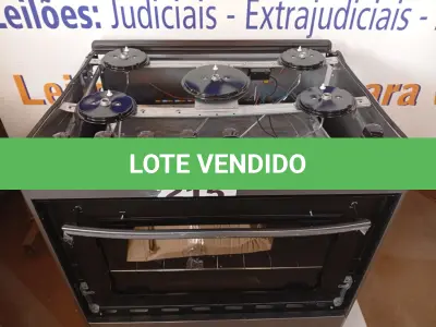 LOTE 215 - 01 - FOGÃO SUGGAR NEO MAX 5 BOCAS INOX (NO ESTADO, NÃO SABEMOS SE FUNCIONA. LEILÃO NÃO TEM GARANTIA E NEM DEVOLUÇÃO, SUJEITO A POSSÍVEIS AVARIAS VISÍVEIS/OCULTAS E/OU AUSÊNCIA DE COMPONENTES)
