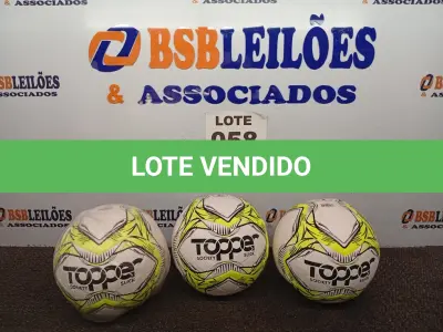 LOTE 058 - 03 - BOLAS SOCIETY (NO ESTADO, NÃO SABEMOS SE FUNCIONA. LEILÃO NÃO TEM GARANTIA E NEM DEVOLUÇÃO, SUJEITO A POSSÍVEIS AVARIAS VISÍVEIS/OCULTAS E/OU AUSÊNCIA DE COMPONENTES)