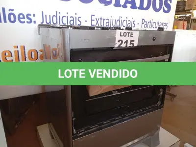 LOTE 215 - 01 - FOGÃO SUGGAR NEO MAX 5 BOCAS INOX (NO ESTADO, NÃO SABEMOS SE FUNCIONA. LEILÃO NÃO TEM GARANTIA E NEM DEVOLUÇÃO, SUJEITO A POSSÍVEIS AVARIAS VISÍVEIS/OCULTAS E/OU AUSÊNCIA DE COMPONENTES)