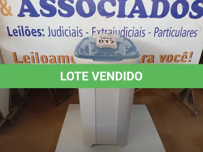 LOTE 017 - 01 - TANQUINHO NEWMAQ 10KG 110V (NO ESTADO, NÃO SABEMOS SE FUNCIONA. LEILÃO NÃO TEM GARANTIA E NEM DEVOLUÇÃO, SUJEITO A POSSÍVEIS AVARIAS VISÍVEIS/OCULTAS E/OU AUSÊNCIA DE COMPONENTES)