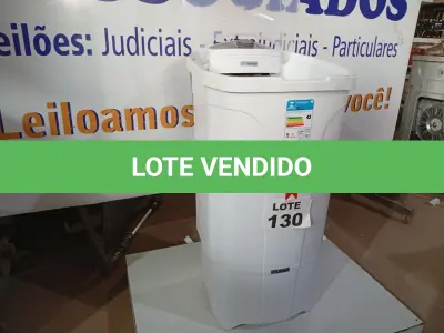 LOTE 130 - 01 - LAVADORA 10KG SEMI AUTOMÁTICA 127V LIBELL (NO ESTADO, NÃO SABEMOS SE FUNCIONA. LEILÃO NÃO TEM GARANTIA E NEM DEVOLUÇÃO, SUJEITO A POSSÍVEIS AVARIAS VISÍVEIS/OCULTAS E/OU AUSÊNCIA DE COMPONENTES)