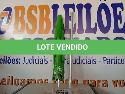 LOTE 048 - 01 - GUARDA SOL 1.60 ALUMÍNIO (NO ESTADO, NÃO SABEMOS SE FUNCIONA. LEILÃO NÃO TEM GARANTIA E NEM DEVOLUÇÃO, SUJEITO A POSSÍVEIS AVARIAS VISÍVEIS/OCULTAS E/OU AUSÊNCIA DE COMPONENTES)