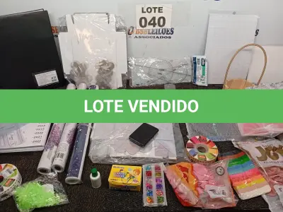LOTE 040 - 29 – ITENS PAPELARIA (NO ESTADO, NÃO SABEMOS SE FUNCIONA. LEILÃO NÃO TEM GARANTIA E NEM DEVOLUÇÃO, SUJEITO A POSSÍVEIS AVARIAS VISÍVEIS/OCULTAS E/OU AUSÊNCIA DE COMPONENTES)