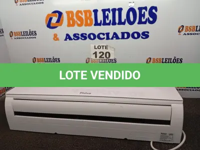LOTE 120 - 01 – EVAPORADORA 12000 BTUS 220V PHILCO (NO ESTADO, NÃO SABEMOS SE FUNCIONA. LEILÃO NÃO TEM GARANTIA E NEM DEVOLUÇÃO, SUJEITO A POSSÍVEIS AVARIAS VISÍVEIS/OCULTAS E/OU AUSÊNCIA DE COMPONENTES)