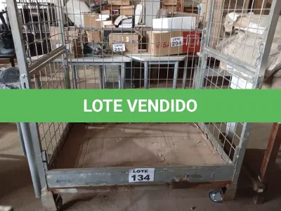 LOTE 134 - 01 - GAIOLA CONTAINER (NO ESTADO, NÃO SABEMOS SE FUNCIONA. LEILÃO NÃO TEM GARANTIA E NEM DEVOLUÇÃO, SUJEITO A POSSÍVEIS AVARIAS VISÍVEIS/OCULTAS E/OU AUSÊNCIA DE COMPONENTES)