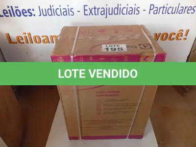 LOTE 195 - 01 - LAVA-LOUÇAS ELECTROLUX 10 SERVIÇOS COM FUNÇÃO HIGIENIZAR LL10X - INOX - 110 VOLTS (LACRADA) (NO ESTADO, NÃO SABEMOS SE FUNCIONA. LEILÃO NÃO TEM GARANTIA E NEM DEVOLUÇÃO, SUJEITO A POSSÍVEIS AVARIAS VISÍVEIS/OCULTAS E/OU AUSÊNCIA DE COMPONENTES)
