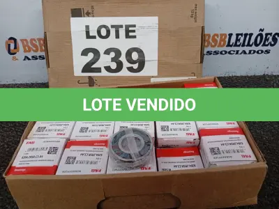 LOTE 239 - 60 - ROLAMENTOS 6204 FAG (NO ESTADO, NÃO SABEMOS SE FUNCIONA. LEILÃO NÃO TEM GARANTIA E NEM DEVOLUÇÃO, SUJEITO A POSSÍVEIS AVARIAS VISÍVEIS/OCULTAS E/OU AUSÊNCIA DE COMPONENTES)