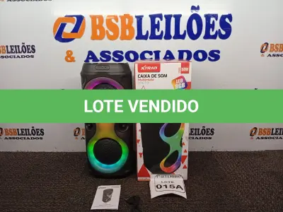 LOTE 015 - 01 CAIXA DE SOM MULTIMÍDIA SEM FIO MARCA XTRAD MODELO CS-29 (NOVO) (NO ESTADO) ATENÇÃO! FAZER A VISITAÇÃO ANTES DE ARREMATAR, NÃO SABEMOS SE FUNCIONA. LEILÃO NÃO TEM GARANTIA E NEM DEVOLUÇÃO, SUJEITO A POSSÍVEIS AVARIAS VISÍVEIS/OCULTAS E/OU AUSÊNCIA DE COMPONENTES.