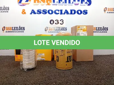 LOTE 033 - 05 - FILTROS DE ÓLEO CATERPILLAR (NO ESTADO, NÃO SABEMOS SE FUNCIONA. LEILÃO NÃO TEM GARANTIA E NEM DEVOLUÇÃO, SUJEITO A POSSÍVEIS AVARIAS VISÍVEIS/OCULTAS E/OU AUSÊNCIA DE COMPONENTES)