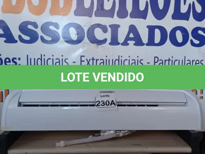 LOTE 230 - 01 VAPORIZADORA MARCA ELECTROLUX. (NO ESTADO) ATENÇÃO! FAZER A VISITAÇÃO ANTES DE ARREMATAR, NÃO SABEMOS SE FUNCIONA. LEILÃO NÃO TEM GARANTIA E NEM DEVOLUÇÃO, SUJEITO A POSSÍVEIS AVARIAS VISÍVEIS/OCULTAS E/OU AUSÊNCIA DE COMPONENTES.