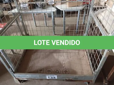 LOTE 134 - 01 - GAIOLA CONTAINER (NO ESTADO, NÃO SABEMOS SE FUNCIONA. LEILÃO NÃO TEM GARANTIA E NEM DEVOLUÇÃO, SUJEITO A POSSÍVEIS AVARIAS VISÍVEIS/OCULTAS E/OU AUSÊNCIA DE COMPONENTES)