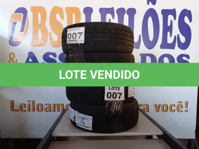 LOTE 007 - 04 - PNEUS 185/35 R18 ARO 18 XBRI SPORT+ 2 83V (NO ESTADO, NÃO SABEMOS SE FUNCIONA. LEILÃO NÃO TEM GARANTIA E NEM DEVOLUÇÃO, SUJEITO A POSSÍVEIS AVARIAS VISÍVEIS/OCULTAS E/OU AUSÊNCIA DE COMPONENTES)