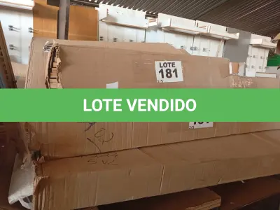 LOTE 181 - 01 - TRELICHE COM CAMA CASAL COM 3 GAVETAS MADEIRA MACIÇA BRANCA MOVEIS SARAIVA (NO ESTADO, NÃO SABEMOS SE FUNCIONA. LEILÃO NÃO TEM GARANTIA E NEM DEVOLUÇÃO, SUJEITO A POSSÍVEIS AVARIAS VISÍVEIS/OCULTAS E/OU AUSÊNCIA DE COMPONENTES)