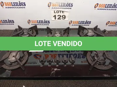LOTE 129 - 01 - FOGÃO COOKTOP FISCHER 5 BOCAS (NO ESTADO, NÃO SABEMOS SE FUNCIONA. LEILÃO NÃO TEM GARANTIA E NEM DEVOLUÇÃO, SUJEITO A POSSÍVEIS AVARIAS VISÍVEIS/OCULTAS E/OU AUSÊNCIA DE COMPONENTES)