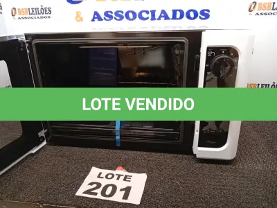 LOTE 201 - 01 - FORNO DE BANCADA ELÉTRICO BRANCO COM GRILL DOURADOR DAKO SUPREME 44 LITROS 110V (NO ESTADO, NÃO SABEMOS SE FUNCIONA. LEILÃO NÃO TEM GARANTIA E NEM DEVOLUÇÃO, SUJEITO A POSSÍVEIS AVARIAS VISÍVEIS/OCULTAS E/OU AUSÊNCIA DE COMPONENTES)