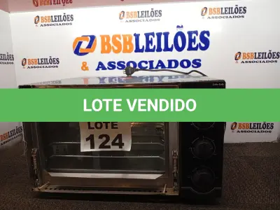 LOTE 124 - 01 - FORNO ELÉTRICO SAFANELLI 45 LITROS LADY COM MIGALHEIRO INOX FLP220 – 220 VOLTS (NO ESTADO, NÃO SABEMOS SE FUNCIONA. LEILÃO NÃO TEM GARANTIA E NEM DEVOLUÇÃO, SUJEITO A POSSÍVEIS AVARIAS VISÍVEIS/OCULTAS E/OU AUSÊNCIA DE COMPONENTES)