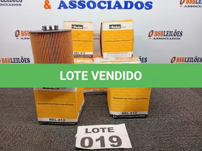 LOTE 019 - 10 - FILTROS DE ÓLEO LUBRIFICANTE PARKER REL812 (NO ESTADO, NÃO SABEMOS SE FUNCIONA. LEILÃO NÃO TEM GARANTIA E NEM DEVOLUÇÃO, SUJEITO A POSSÍVEIS AVARIAS VISÍVEIS/OCULTAS E/OU AUSÊNCIA DE COMPONENTES)