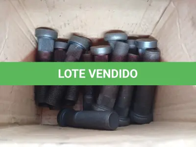 LOTE 212 - 20 - PARAFUSOS DE RODA 96MM FEY (NO ESTADO, NÃO SABEMOS SE FUNCIONA. LEILÃO NÃO TEM GARANTIA E NEM DEVOLUÇÃO, SUJEITO A POSSÍVEIS AVARIAS VISÍVEIS/OCULTAS E/OU AUSÊNCIA DE COMPONENTES)